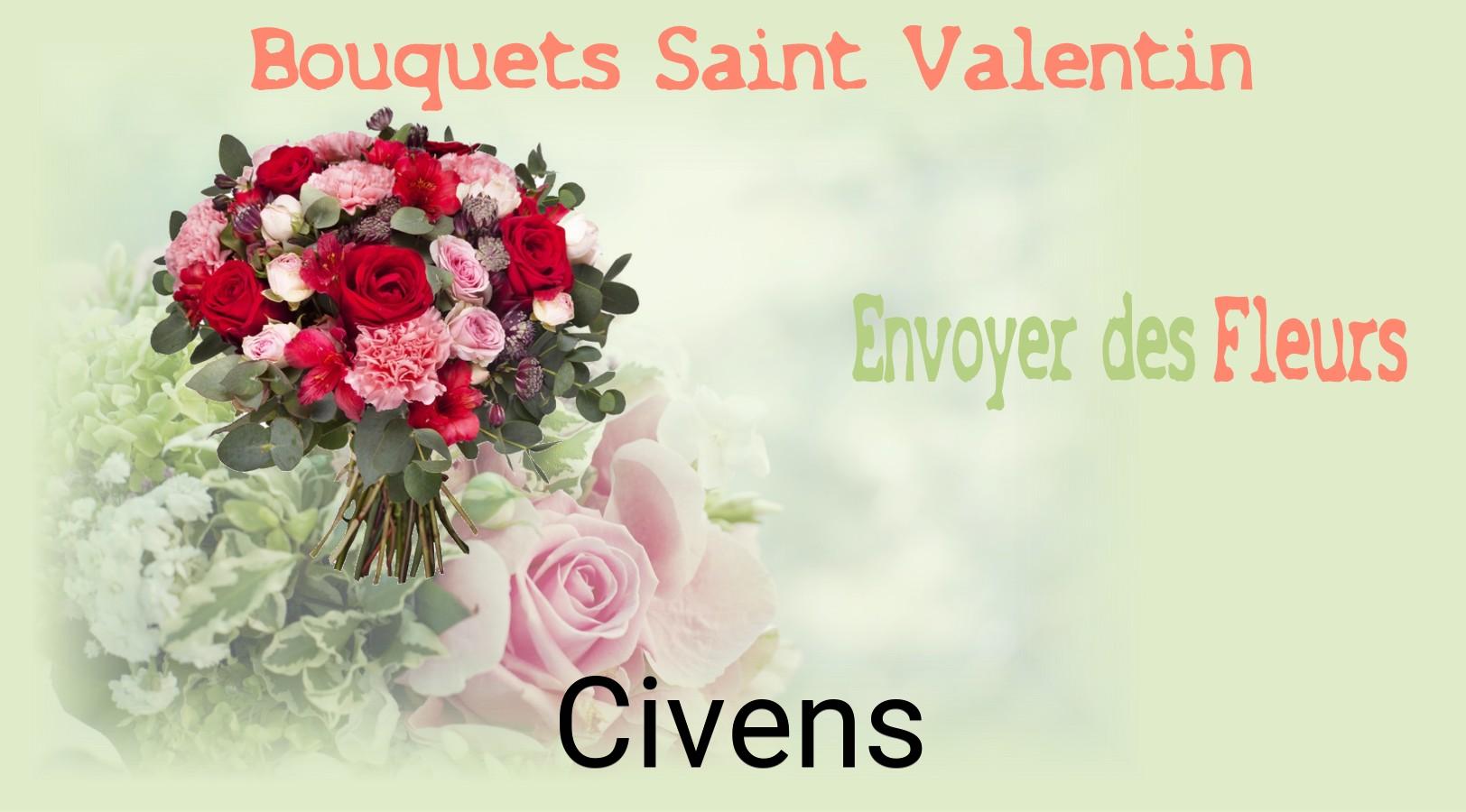 Roses de Saint-Valentin livrées à Civens